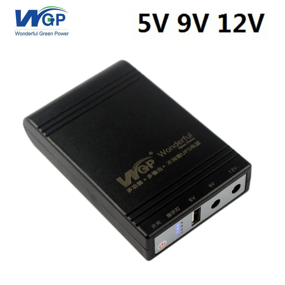 WGP mini UPS in BD   WGP mini UPS 5/9/12V (8,800mAh)- 1 Year Warranty – Black Color