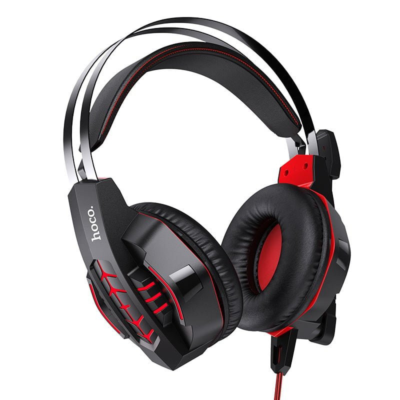 Hoco W102 Cool Tour Gaming Headset – Red Color