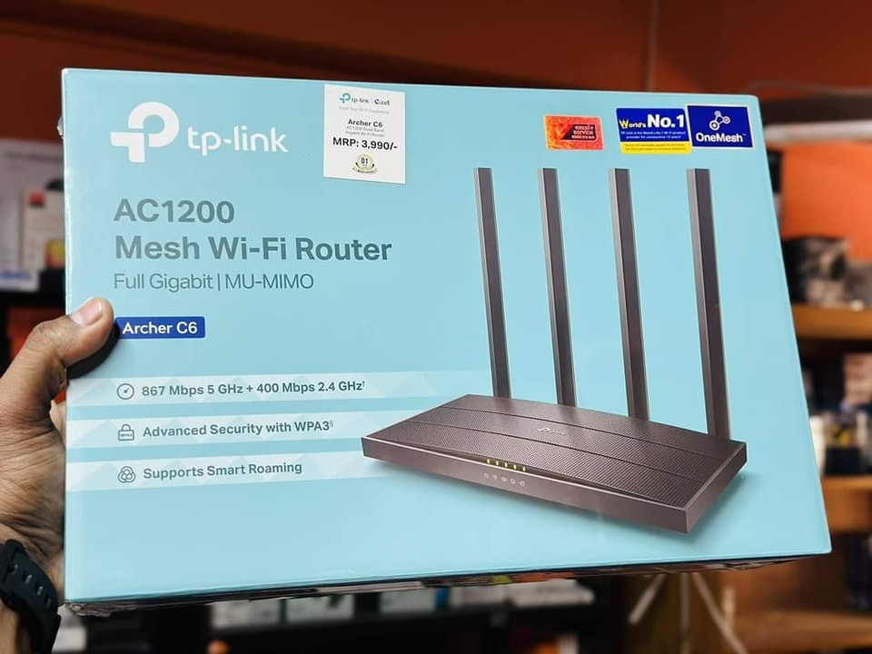 TP-Link Archer C6 Gigabit Dual-Band Wi-Fi Router