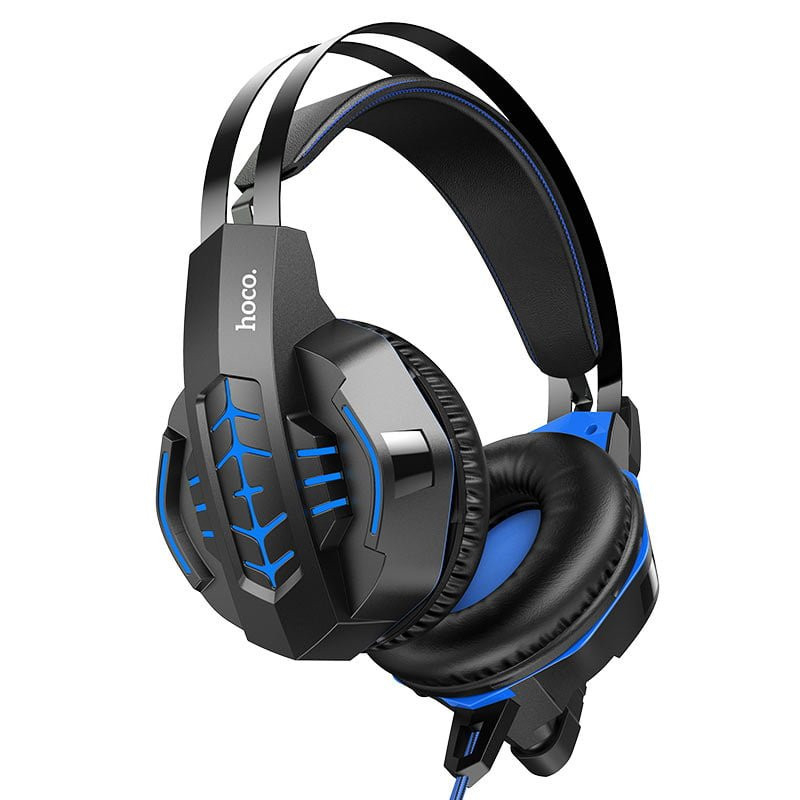 Hoco W102 Cool Tour Gaming Headset – Blue Color