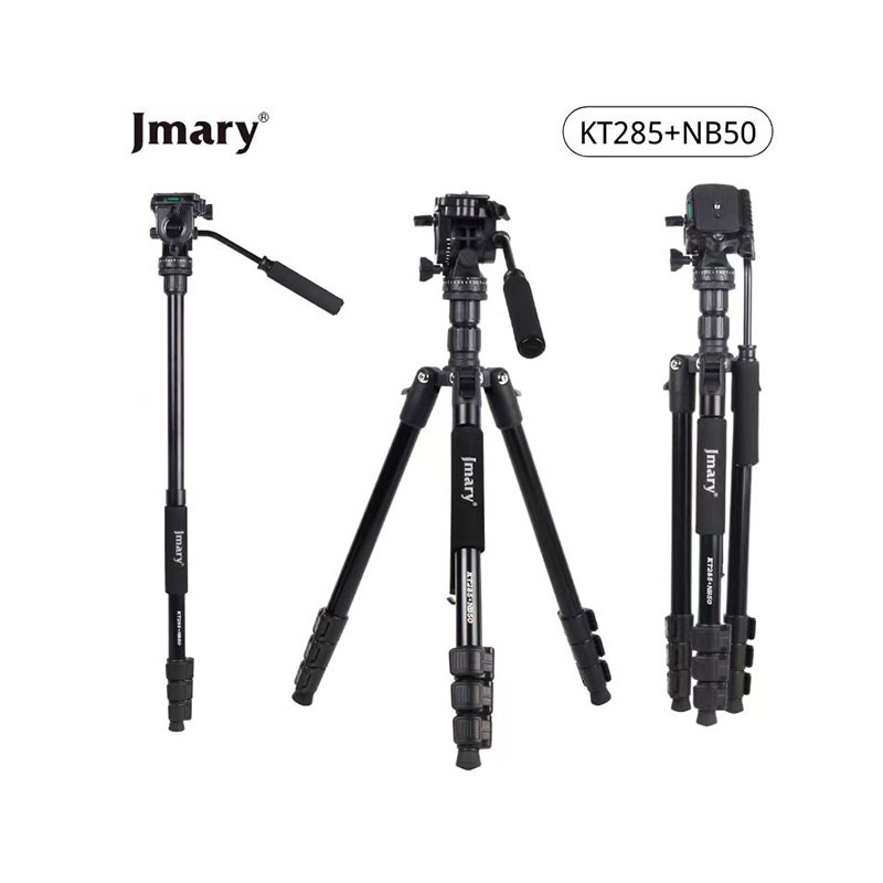 Jmary KT285+NB50 1.77M 2 In 1 Hydraulic head Professional Camera Tripod