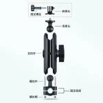 Gopro Car-Mounted First-Person View Interior Seat Shooting Bracket Car Fixed Action Camera Mount Extended Version - Image 3