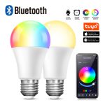 Graffiti WIFI Bluetooth Smart Bulb RGB stepless dimming ALEXA CCT toning light cross border Smart Bulb - Image 2